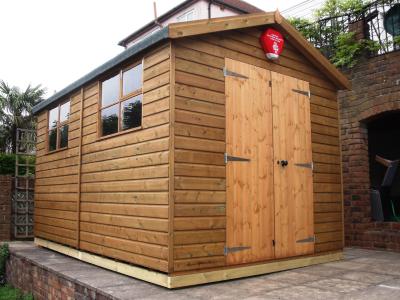 3.6m x 2.4m (12' x 8') Heavy Duty Workshop